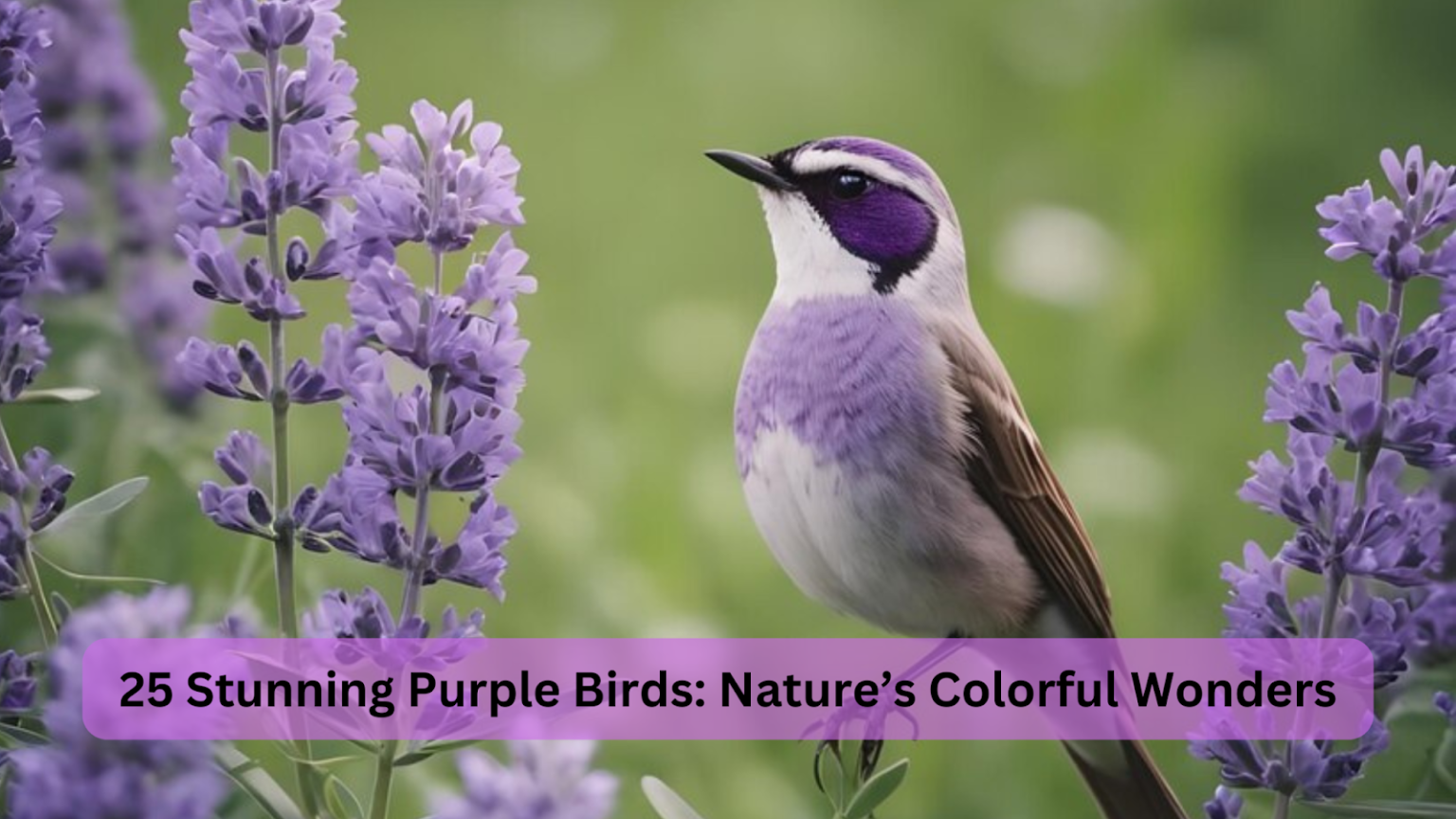 purple birds